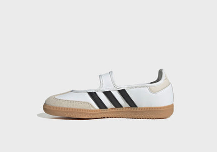 adidas J Samba Jane  - White / Alumina / Core Black