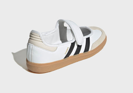 adidas J Samba Jane  - White / Alumina / Core Black