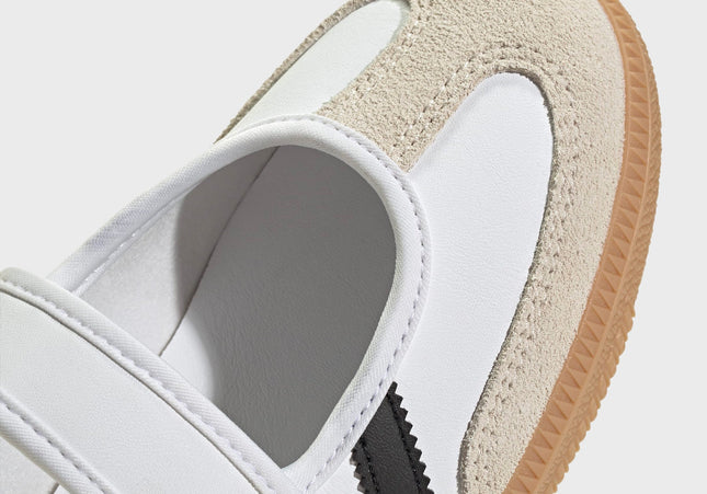 adidas J Samba Jane  - White / Alumina / Core Black
