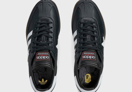 adidas x BAPE Samba -  Core Black / White / Gum
