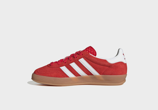adidas Kids Gazelle Indoor - Better Scarlet / White / Gum 2