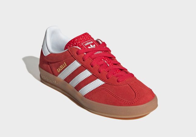 adidas Kids Gazelle Indoor - Better Scarlet / White / Gum 2