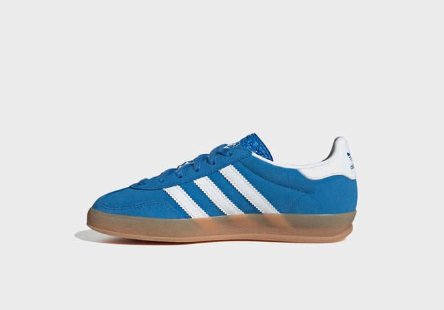 adidas Kids Gazelle Indoor - Bluebird / White / Gum 2