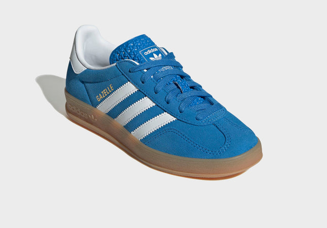 adidas Kids Gazelle Indoor - Bluebird / White / Gum 2
