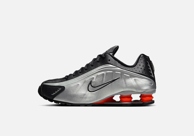 Nike Shox R4 - Metallic Silver / Black / Picante Red / Metallic Silver