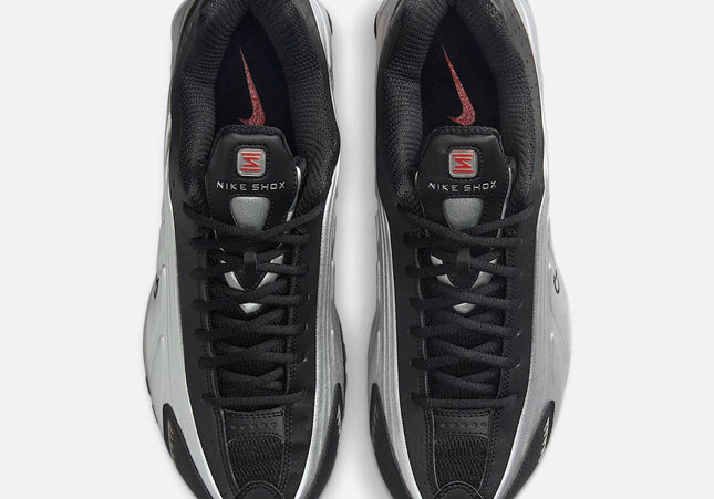 Nike Shox R4 - Metallic Silver / Black / Picante Red / Metallic Silver