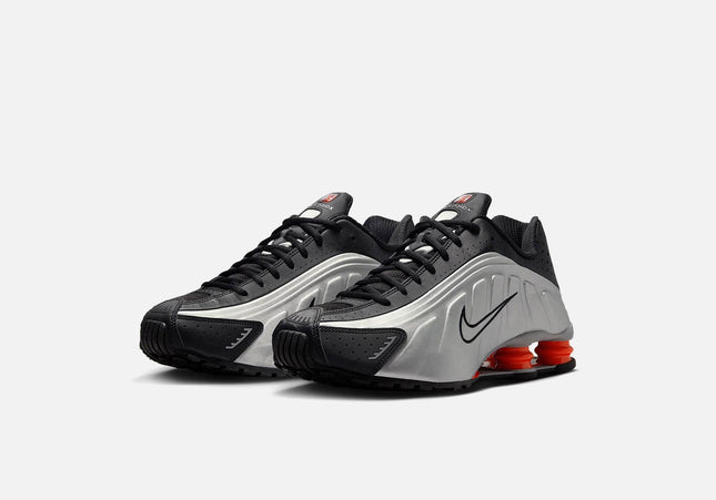 Nike Shox R4 - Metallic Silver / Black / Picante Red / Metallic Silver