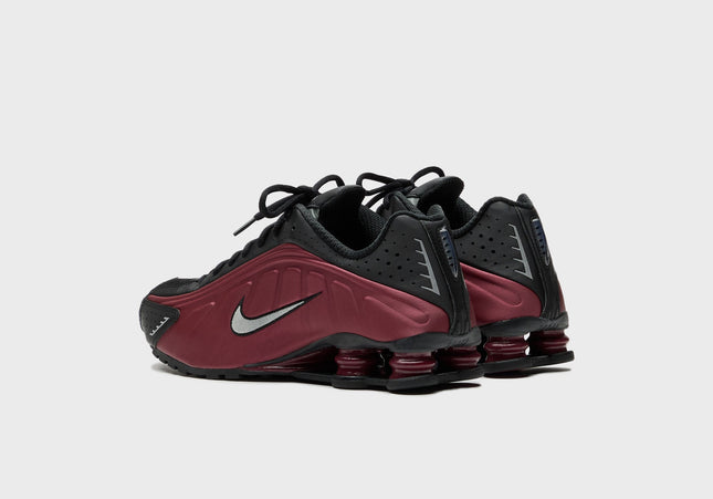 Nike WMNS Shox R4 - Black / Metallic Silver / Team Red
