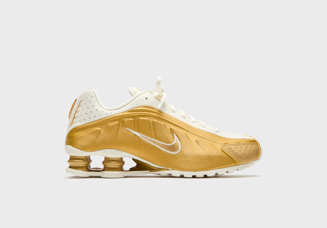 Nike Shox R4 - Soft Pearl / Metallic Gold