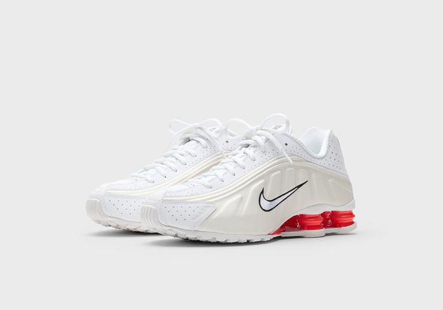 Nike WMNS Shox R4 - White / Phantom / Picante Red