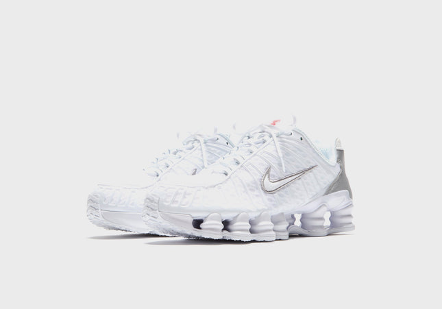 Nike Shox TL - White / Metallic Silver / Max Orange