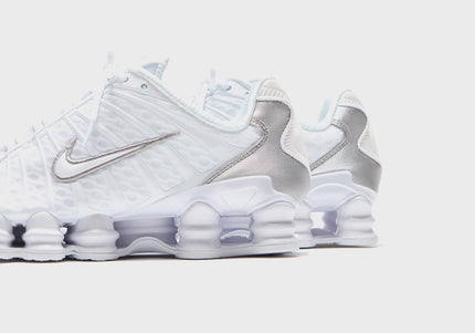 Nike Shox TL - White / Metallic Silver / Max Orange