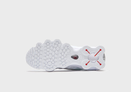 Nike Shox TL - White / Metallic Silver / Max Orange