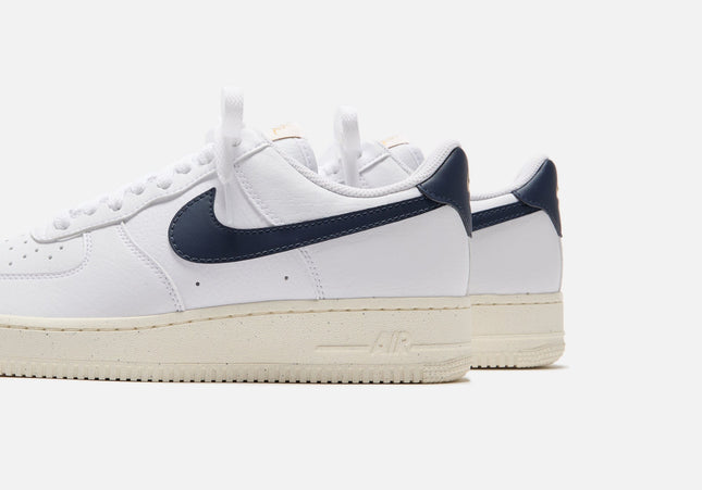 Nike WMNS Air Force 1 `07 - White/ Obsidian/ Pale Ivory / Metallic Gold