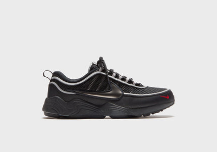 Nike Air Zoom Spiridon - Black / Metallic Silver / Sport Red