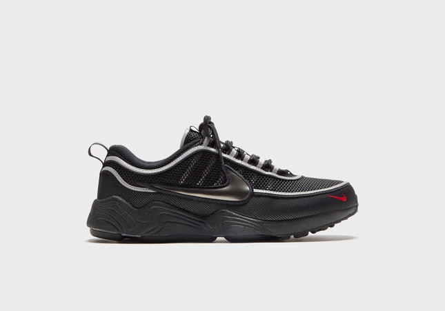 Nike Air Zoom Spiridon - Black / Metallic Silver / Sport Red