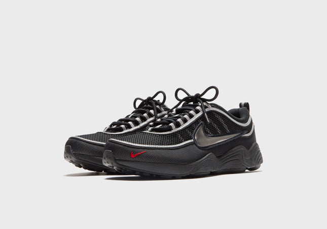 Nike Air Zoom Spiridon - Black / Metallic Silver / Sport Red