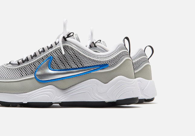 Nike Air Zoom Spiridon - Metallic Silver / Signal Blue