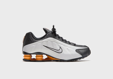 Nike Shox R4 - Black / Vast Grey / Bright Mandarin / Metallic Silver