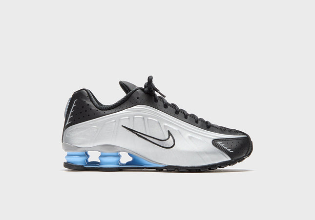 Nike Shox R4 - Metallic Silver / Black / Psychic Blue