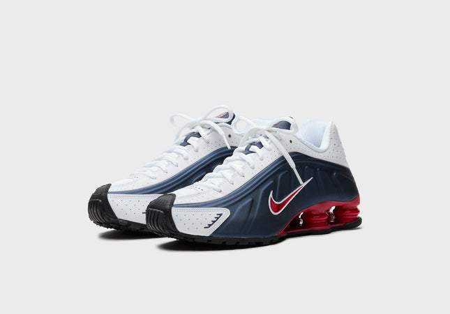 Nike Shox R4 - Midnight Navy / Gym Red / White