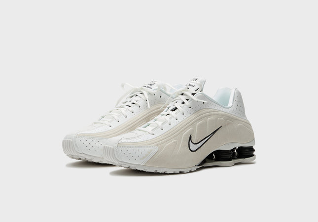 Nike WMNS Shox R4 - Summit White / Black / Light Orewood Brown