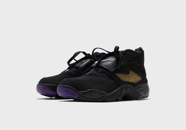 Nike Air Diamond Turf - Black / White / Club Purple / Metallic