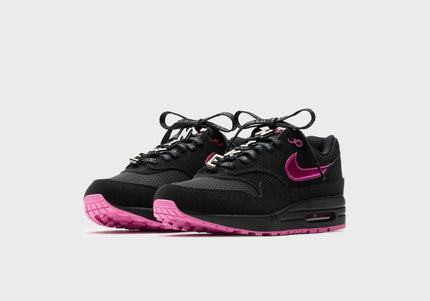 Nike Air Max 1  - Black / Playful Pink / University Red