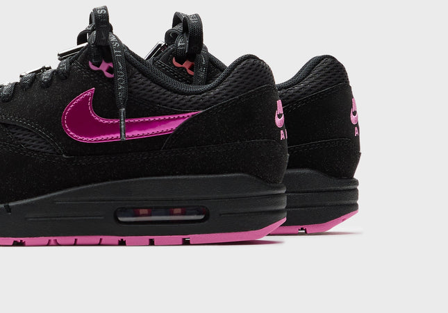Nike Air Max 1  - Black / Playful Pink / University Red