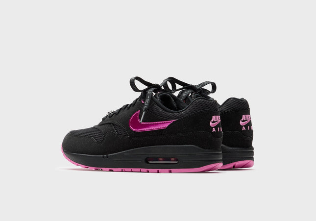 Nike Air Max 1  - Black / Playful Pink / University Red