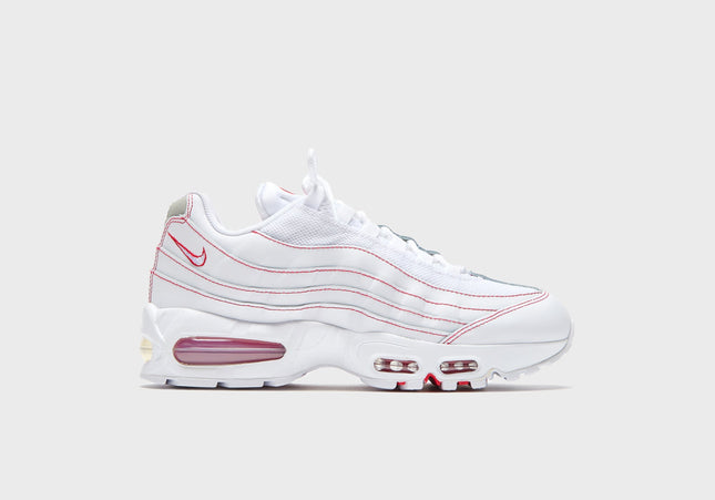 Nike Air Max 95 OG - White / University Red / Wolf Grey