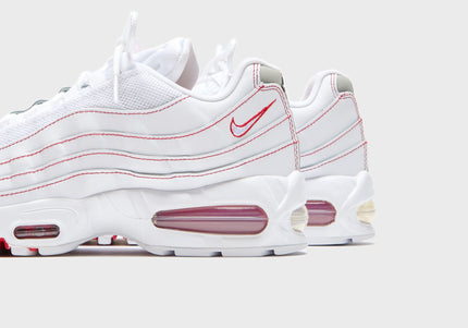 Nike Air Max 95 OG - White / University Red / Wolf Grey