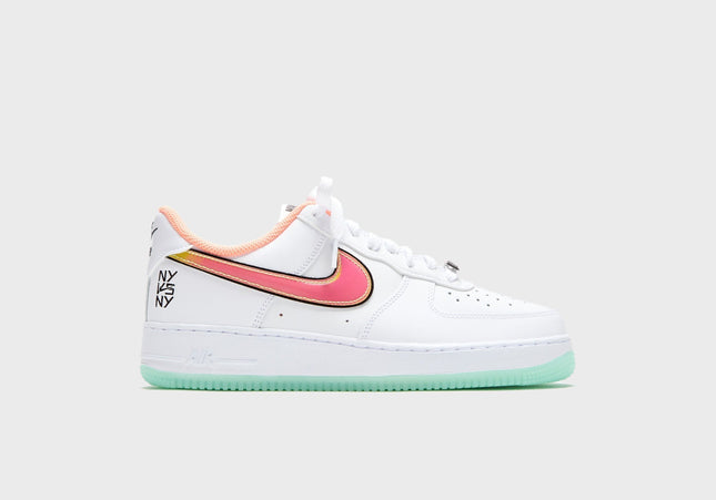 Nike Air Force 1 '07 - White / Crimson Pulse / Green Glow
