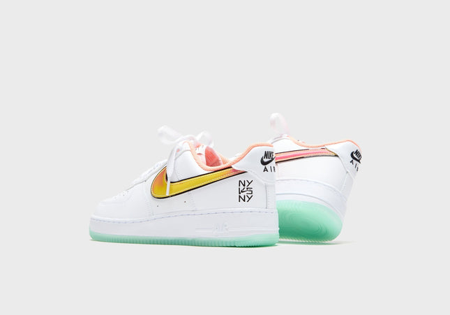 Nike Air Force 1 '07 - White / Crimson Pulse / Green Glow