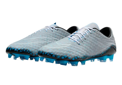 Close-up of Nike Hypervenom Phantom RGN Transform Hydra Elite FG football boots with dynamic color-shifting design – elite firm ground soccer cleats