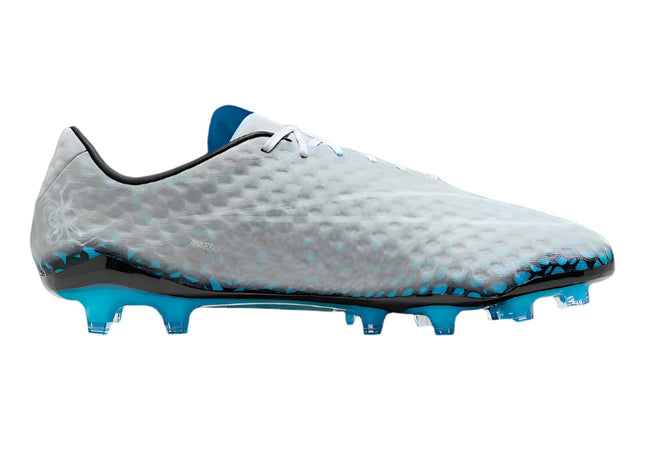 Close-up of Nike Hypervenom Phantom RGN Transform Hydra Elite FG football boots with dynamic color-shifting design – elite firm ground soccer cleats
