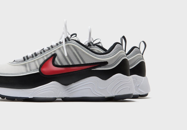 Nike Zoom Spiridon - Metallic Silver / Sport Red / Black / White