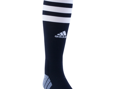 adidas 3 Stripe Hoop Sock (Black/White)