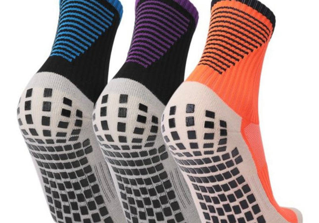 Short Anti Slip Football Socks (3 Pairs)