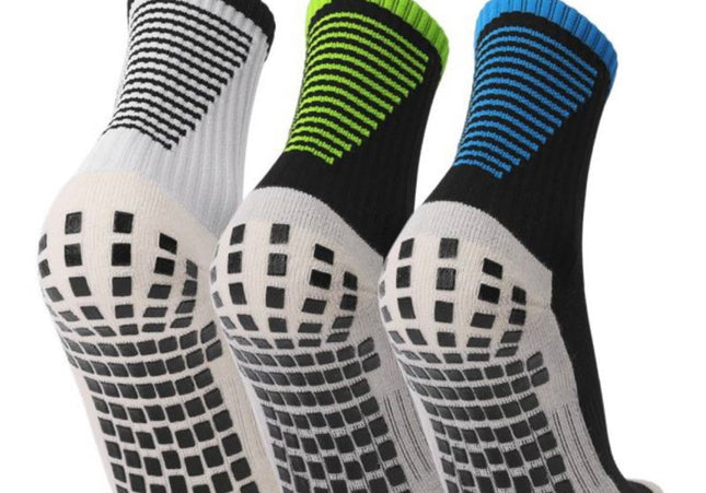 Short Anti Slip Football Socks (3 Pairs)