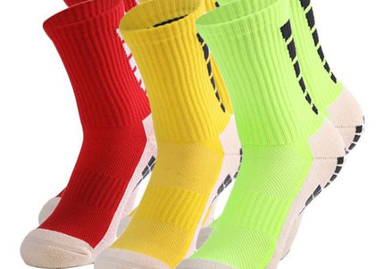 Short Anti Slip Football Socks (3 Pairs)