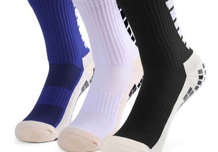 Short Anti Slip Football Socks (3 Pairs)