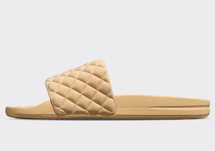 Women's Lusso Pool Slide Camel