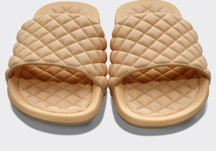 Women's Lusso Pool Slide Camel