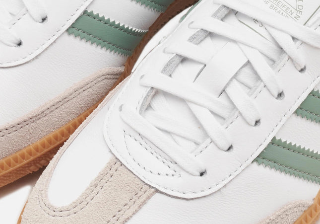 adidas Kids Samba OG - Cloud White / Silver Green / Gum